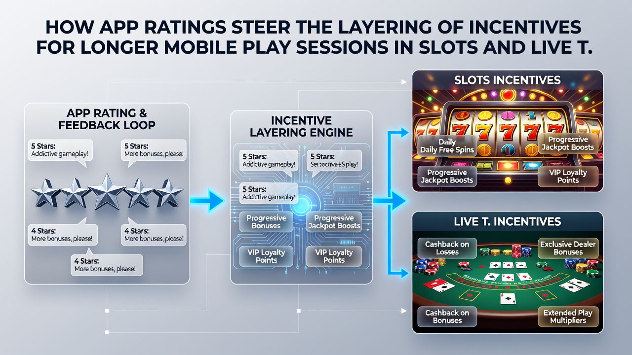 Mobile Spielphasen und gestaffelte Boni in Slots sowie Live-Tischen